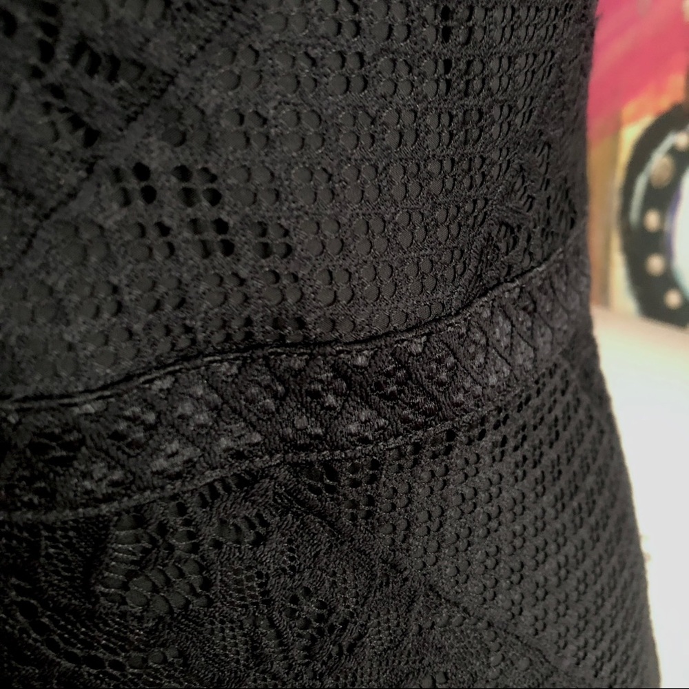 Guess Black Lace Cut Out Party Dress - Picture 4 of 11